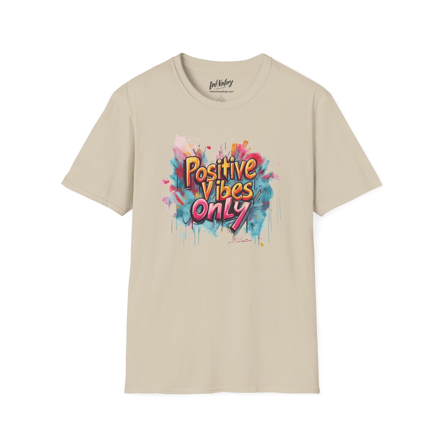 Positive Vibes Only T-Shirt - Mindfulness & Inspiration Graphic Tee