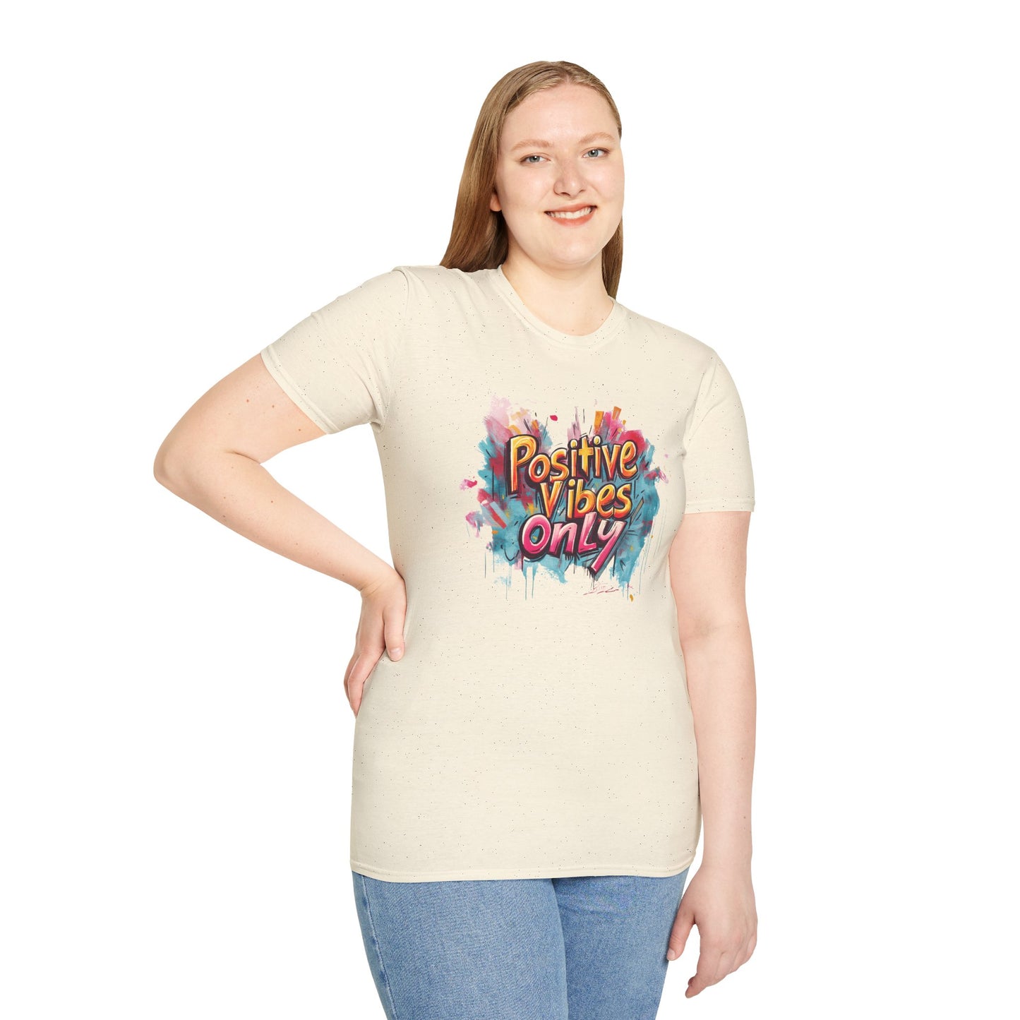 Positive Vibes Only T-Shirt - Mindfulness & Inspiration Graphic Tee