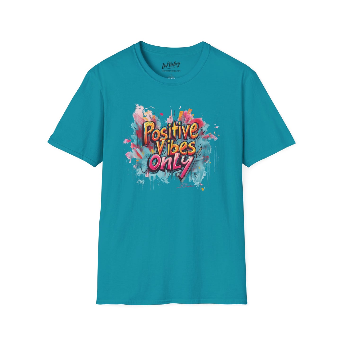 Positive Vibes Only T-Shirt - Mindfulness & Inspiration Graphic Tee