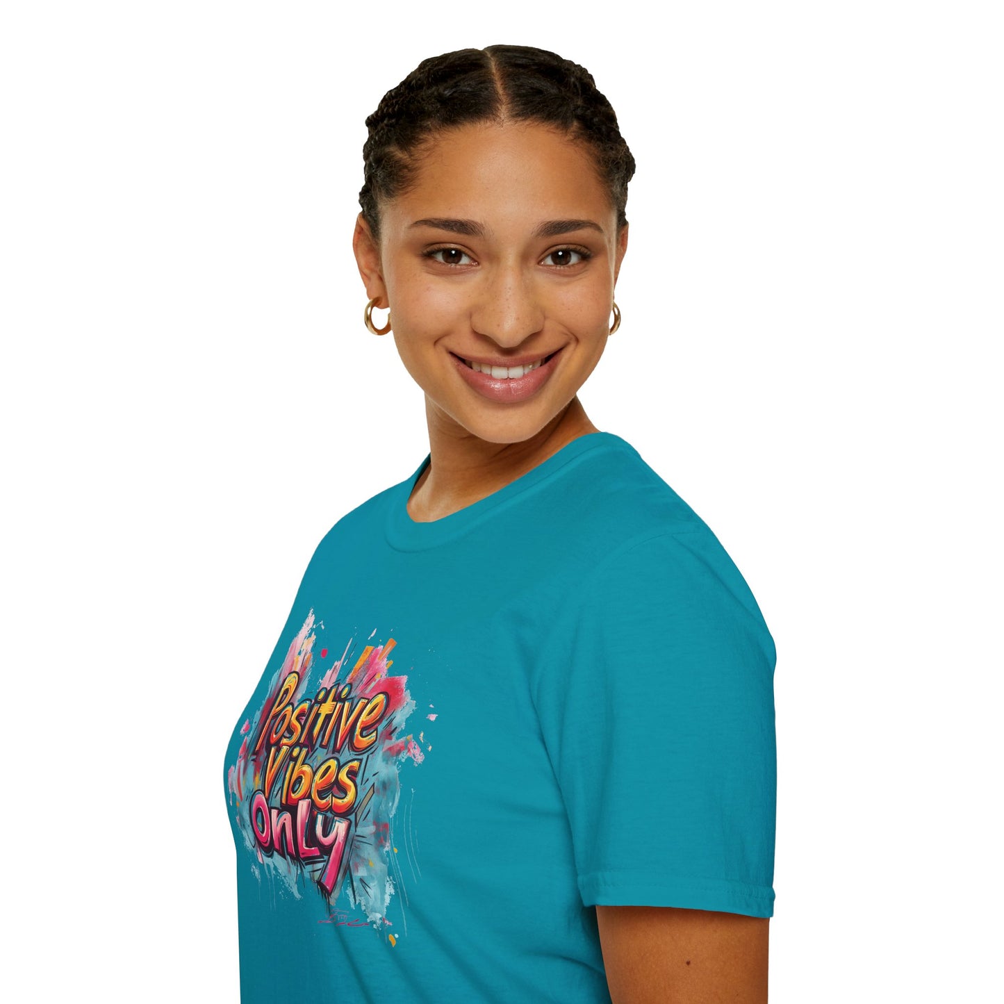 Positive Vibes Only T-Shirt - Mindfulness & Inspiration Graphic Tee