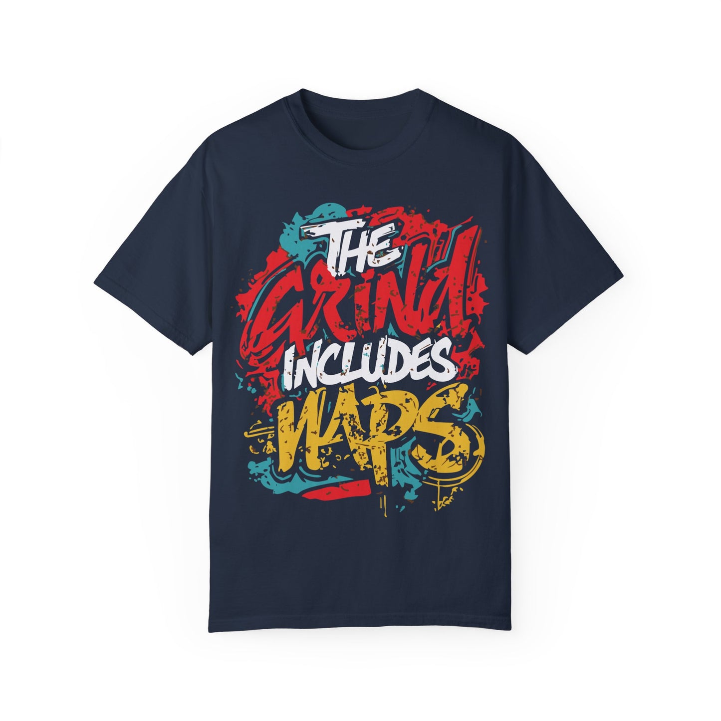 Motivational Unisex T-shirt - The Grind Includes Naps - Funny Self-Care Shirt