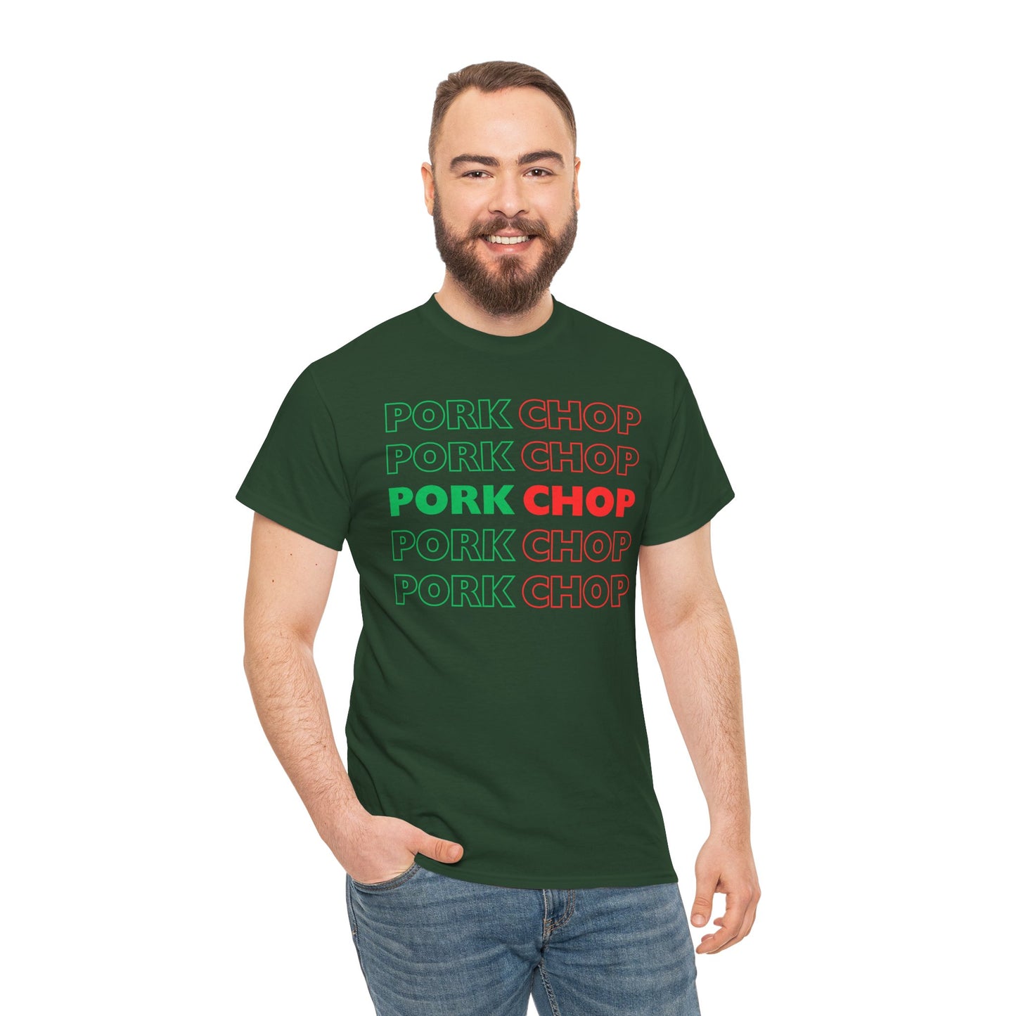 Pork Chop T-Shirt - Fun Unisex Cotton Tee for Portugal Lovers