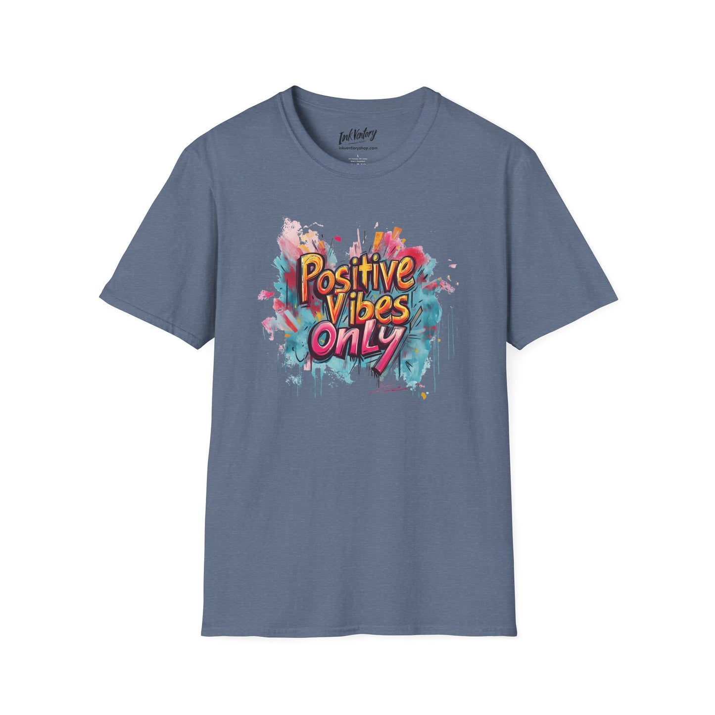 Positive Vibes Only T-Shirt - Mindfulness & Inspiration Graphic Tee