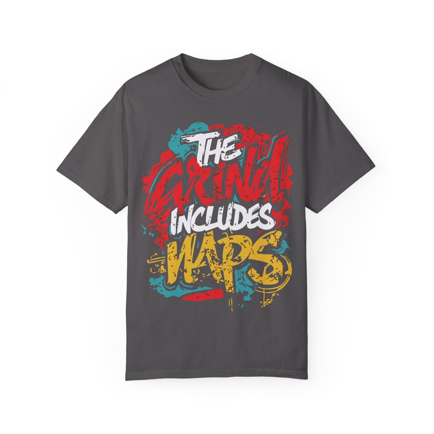 Motivational Unisex T-shirt - The Grind Includes Naps - Funny Self-Care Shirt