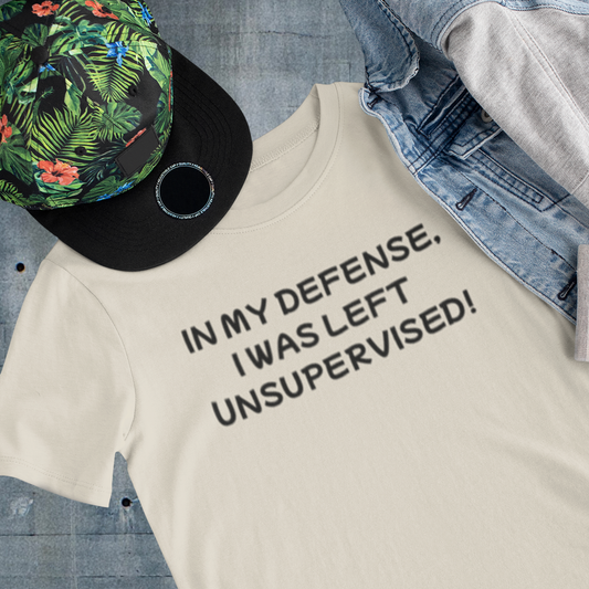Funny In My DeFense Unisex T-Shirt, Sarcastic Graphic Tee