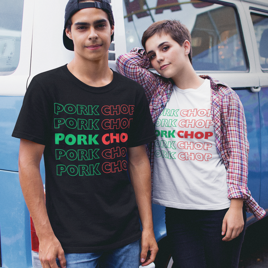 Pork Chop T-Shirt - Fun Unisex Cotton Tee for Portugal Lovers