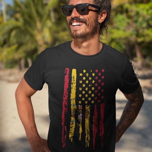 Spanish American Flag T-Shirt, Celebrate Your Heritage in Style