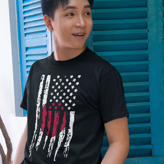 Japanese American Flag T-Shirt