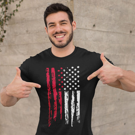 Polish American Flag Unisex T-Shirt, Celebrate Your Heritage in Style